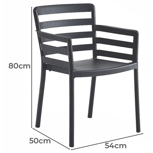 (Set of 4)Lovisa Outdoor Chair