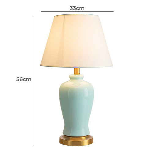 56cm Deniss Ceramic & Iron Table Lamp