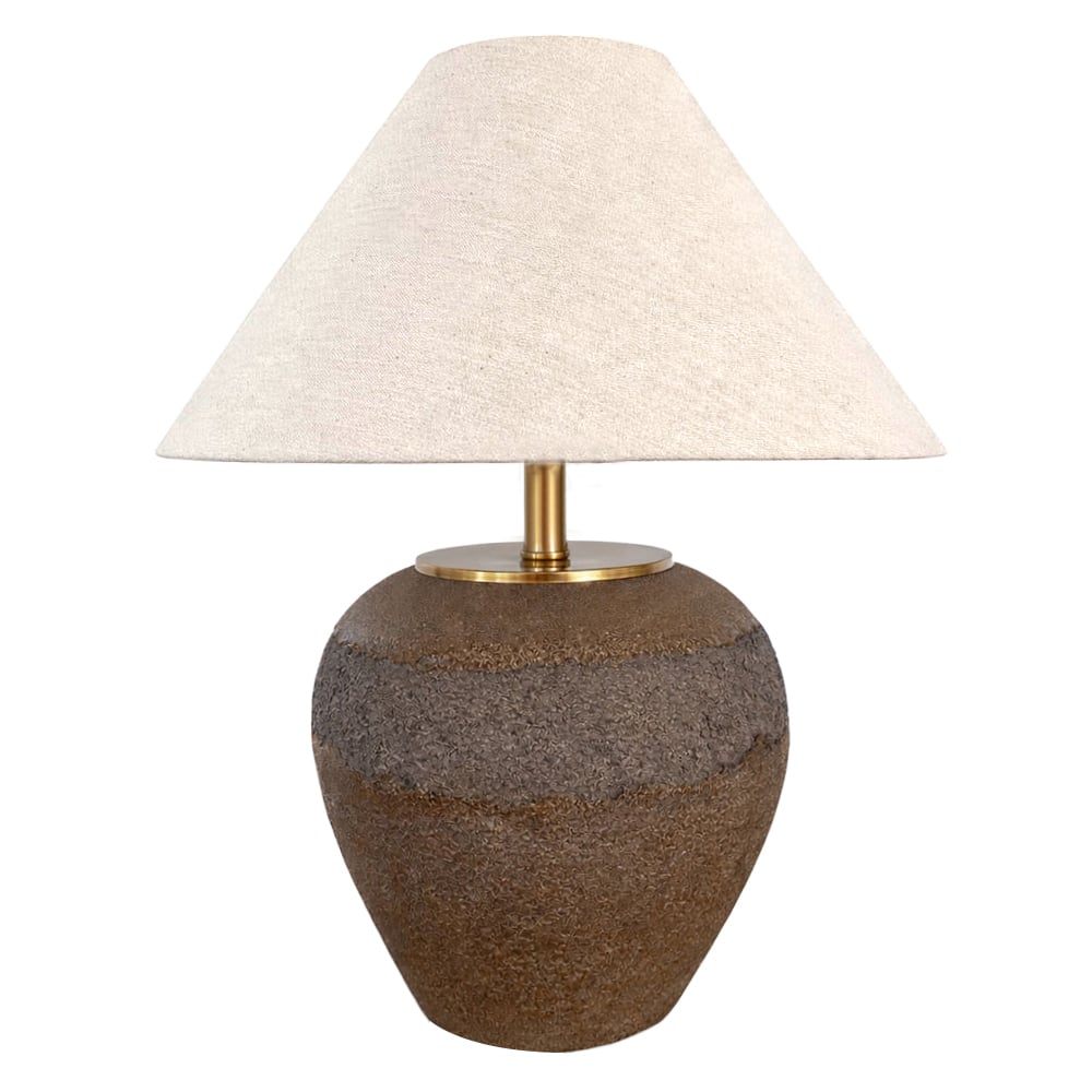 Fontana Ceramic & Linen Table Lamp