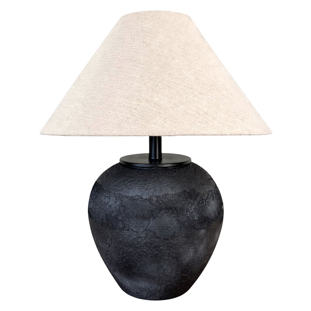 Fontana Ceramic & Linen Table Lamp