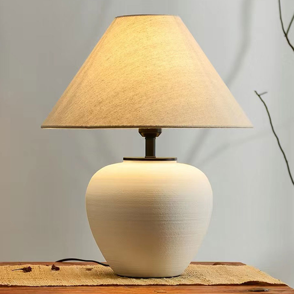 Danvers Ceramic & Linen Table Lamp