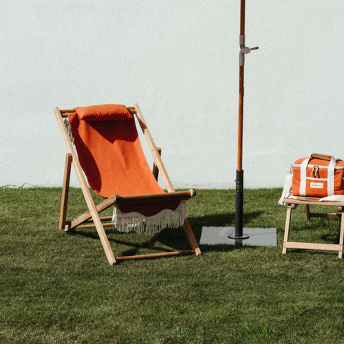 Premium Sling Teak Wood Outdoor Chair