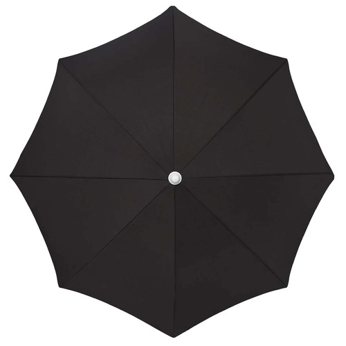1.9m Black Beach Umbrella