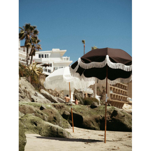 1.9m Black Beach Umbrella