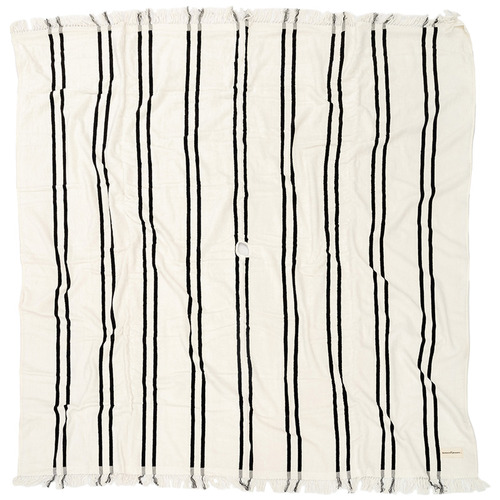 2 Stripes 600GSM Cotton Beach Blanket Temple & Webster