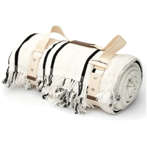 2 Stripes 600GSM Cotton Beach Blanket Temple & Webster