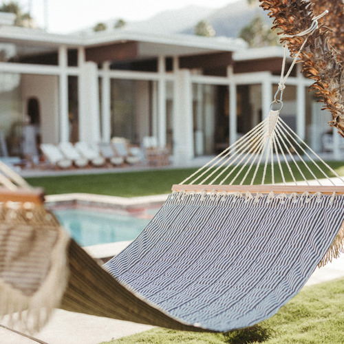 Navy Striped Laurens Hammock
