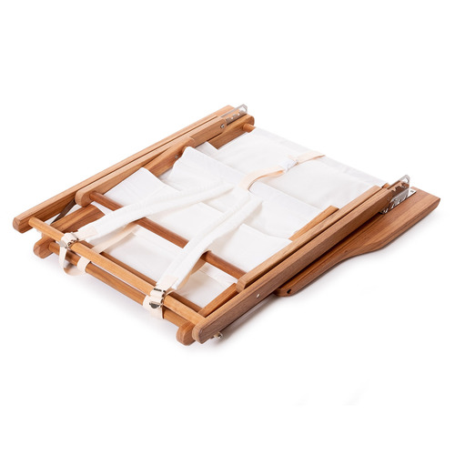 White Vikare Foldable Beach Chair