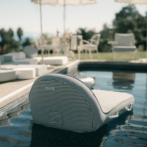 Laurens Striped Inflatable Pool Lounger