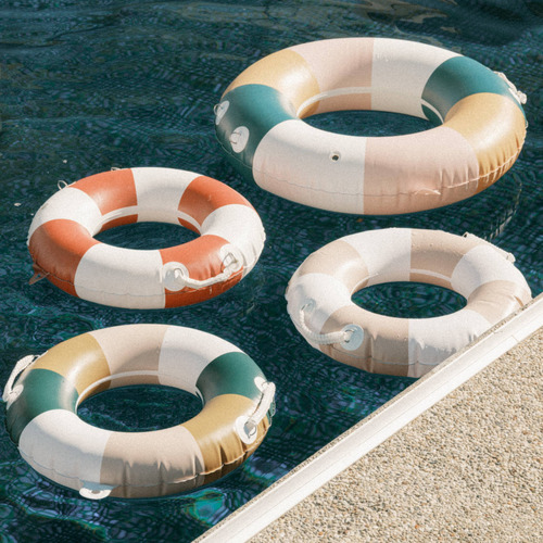 60cm 70's Panel Cinque Inflatable Swim Ring