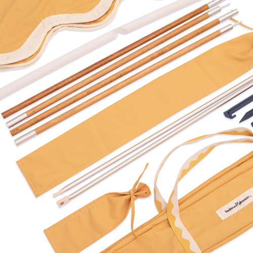 Rivie Cotton Canvas Beach Tent Temple & ster