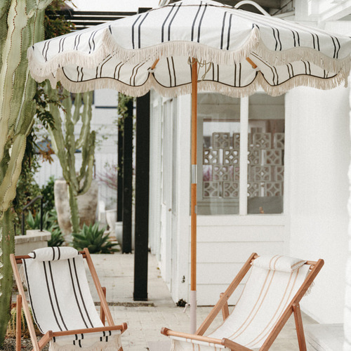 2.1m 2 Stripes Market Umbrella