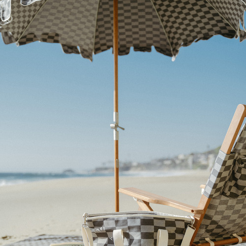 18.3m Chequered Beach Umbrella