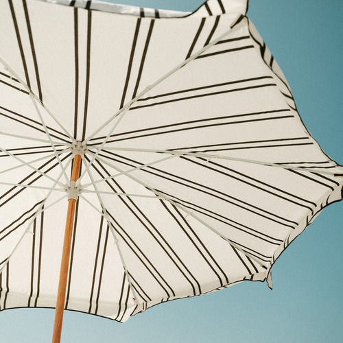 2.3m Amalfi Striped Beach Umbrella