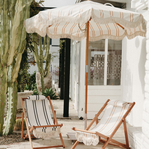 2.1m 2 Stripes Market Umbrella