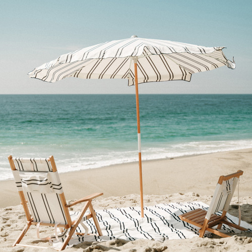 Vikare Striped Foldable Beach Chair