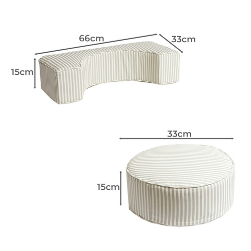 5 Piece Laurens Modular Outdoor Sofa Set