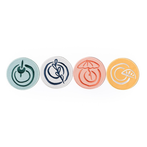 8 Piece Rivie Coaster Set