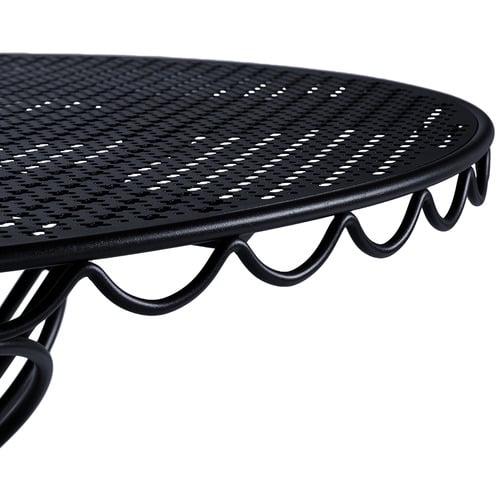 Vintage Black Outdoor Dining Table