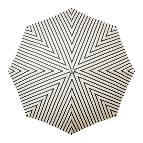 2.13m Monaco Stripe Beach Umbrella