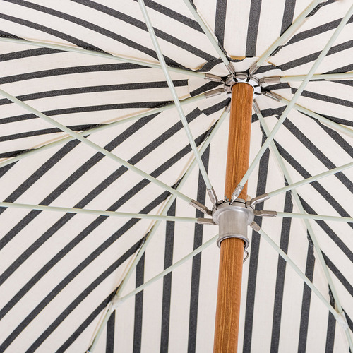 2.13m Monaco Stripe Beach Umbrella