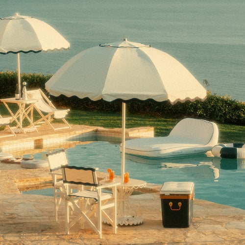 2.45m Rivie Beach Umbrella