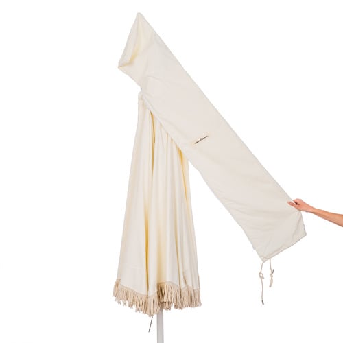 2.3m Antique White Patio Umbrella