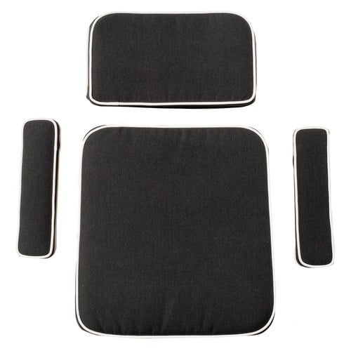 4 Piece Rivie Outdoor Chair Cushion Set