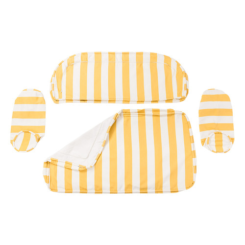 4 Piece Crew Love Seat Slipcover Set