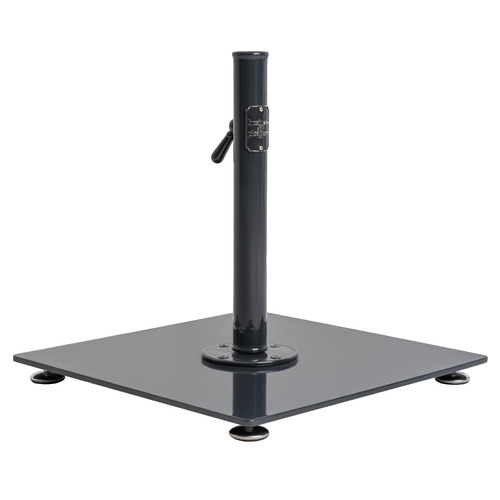 Vintage Black Carbon Steel Market Umbrella Base