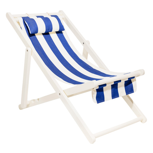 Crew Teak Wood Sling Chair