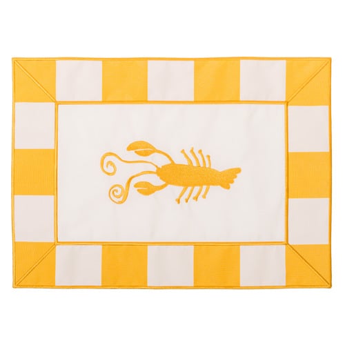 4 Piece Crew Cotton Canvas Placemat Set