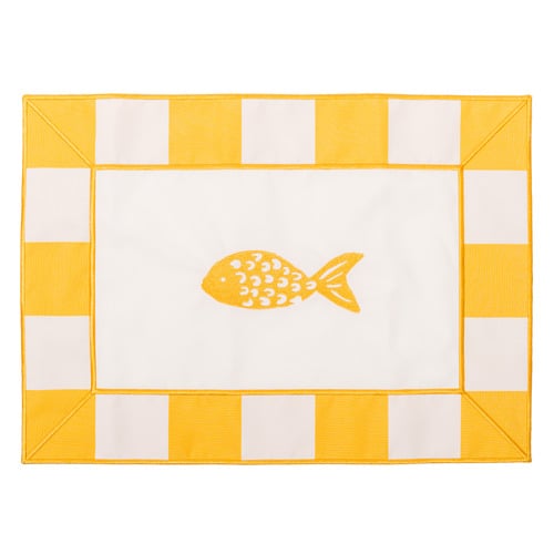 4 Piece Crew Cotton Canvas Placemat Set
