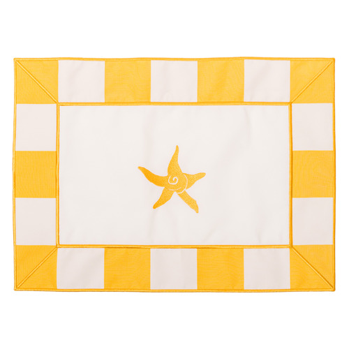 4 Piece Crew Cotton Canvas Placemat Set