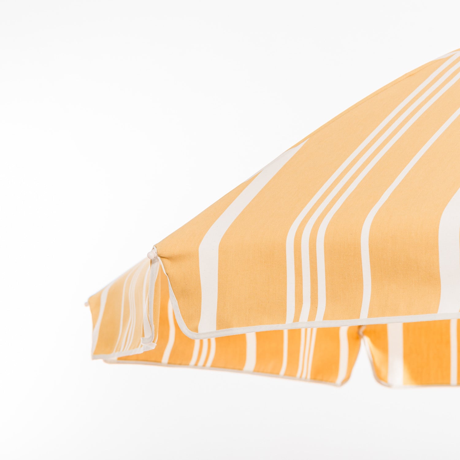 2.1m Yellow Stripe Vintage Market Umbrella