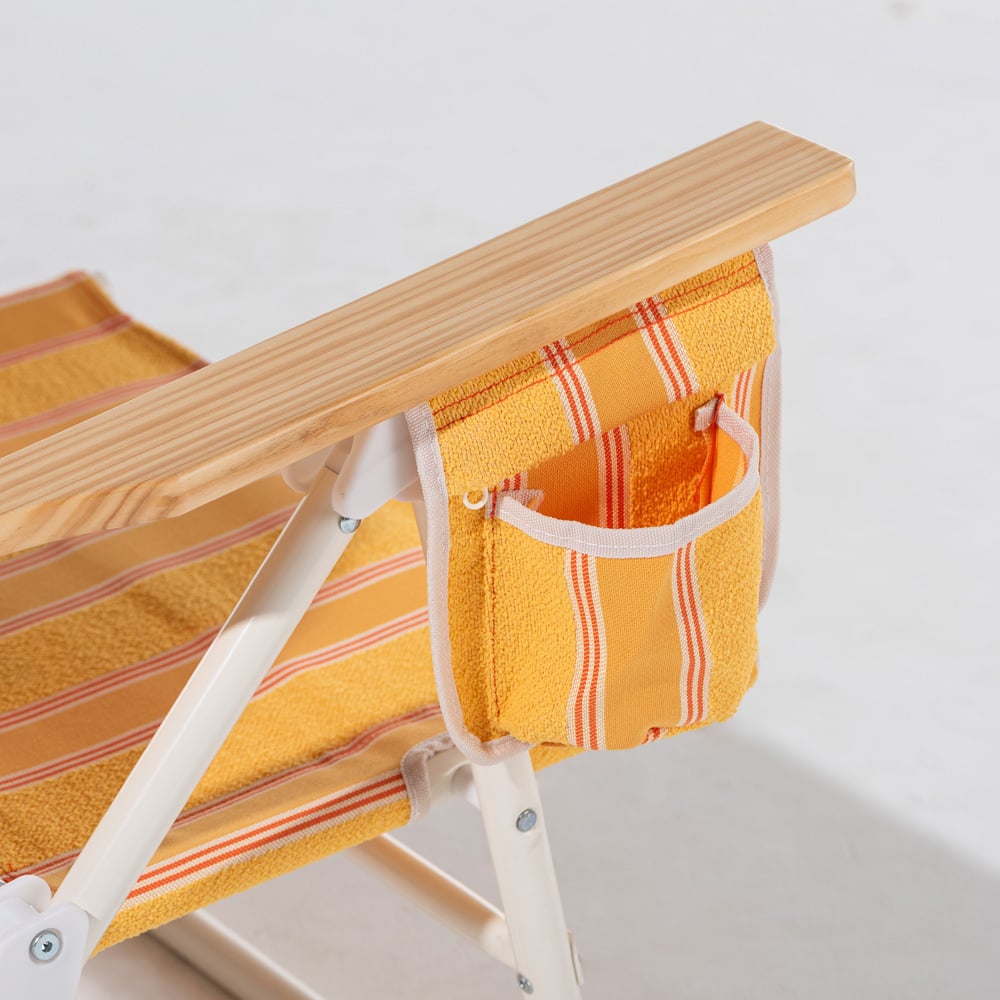 Papaya Stripe Bistro Beach Chair