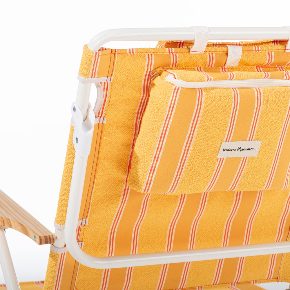 Papaya Stripe Bistro Beach Chair