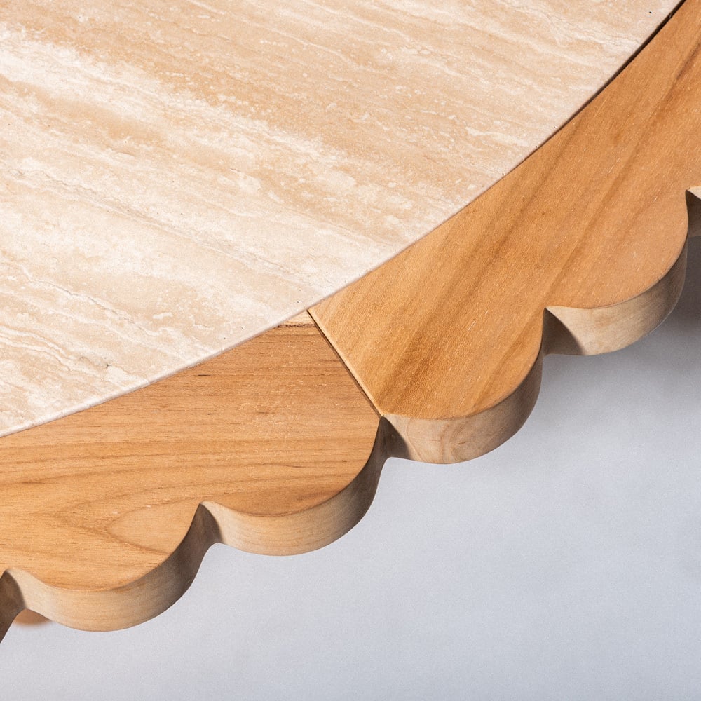 Daisy Teak Wood Outdoor Dining Table