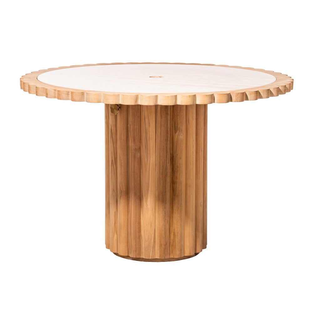 Daisy Teak Wood Outdoor Dining Table