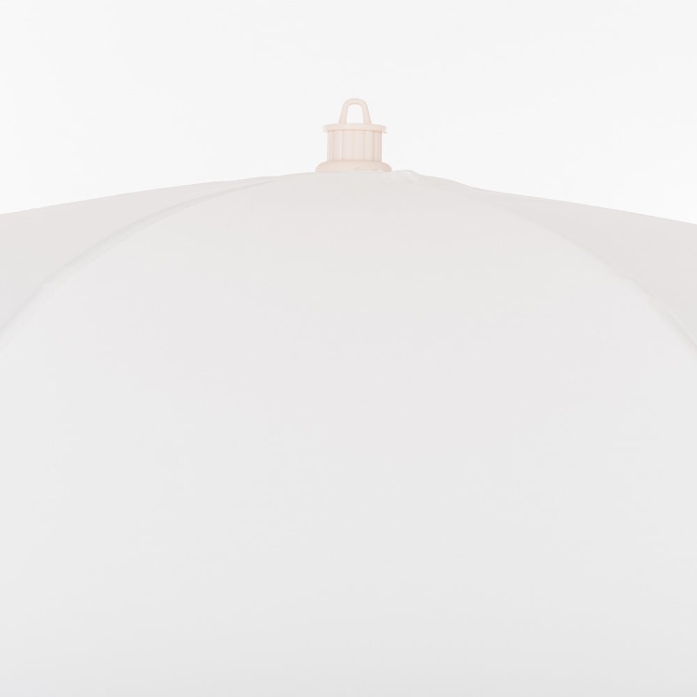 2.1m Antique White Fringed Market Umbrella