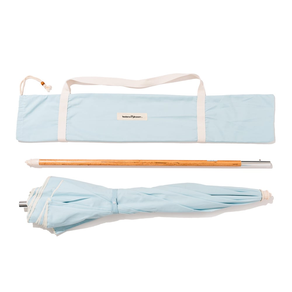 2.1m Blue Santorini Market Umbrella