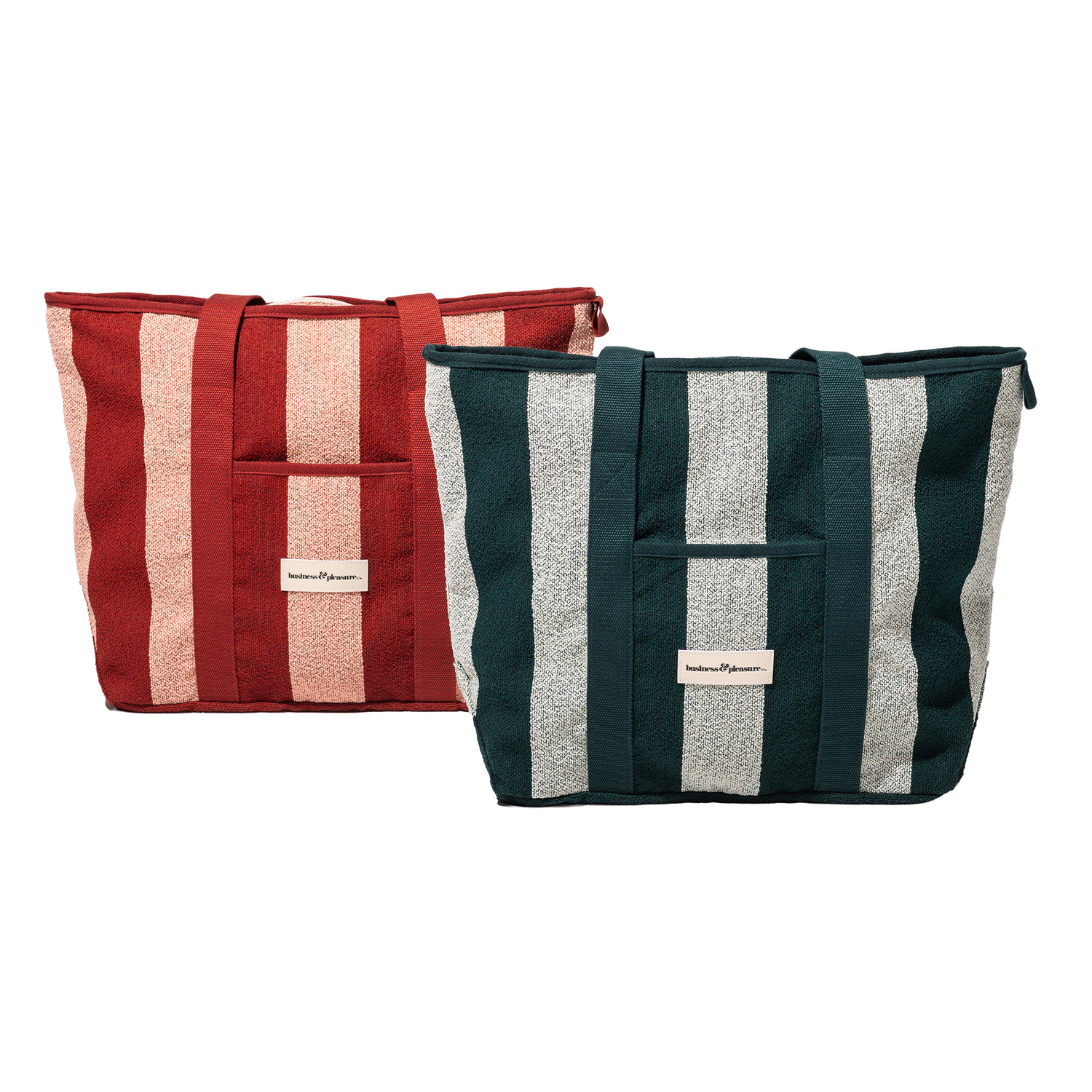 52cm Terry Striped Beach Bag