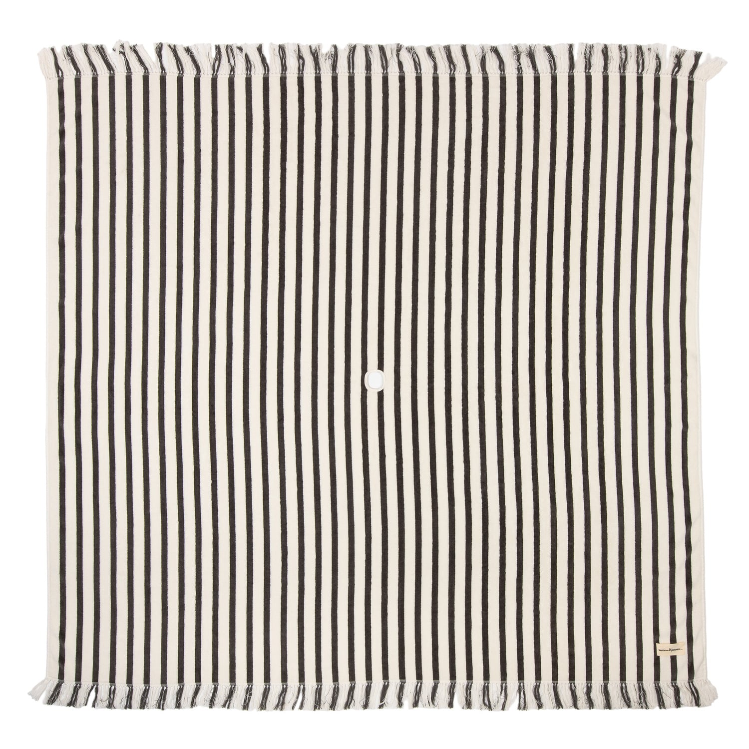 Monaco Striped Cotton Beach Blanket