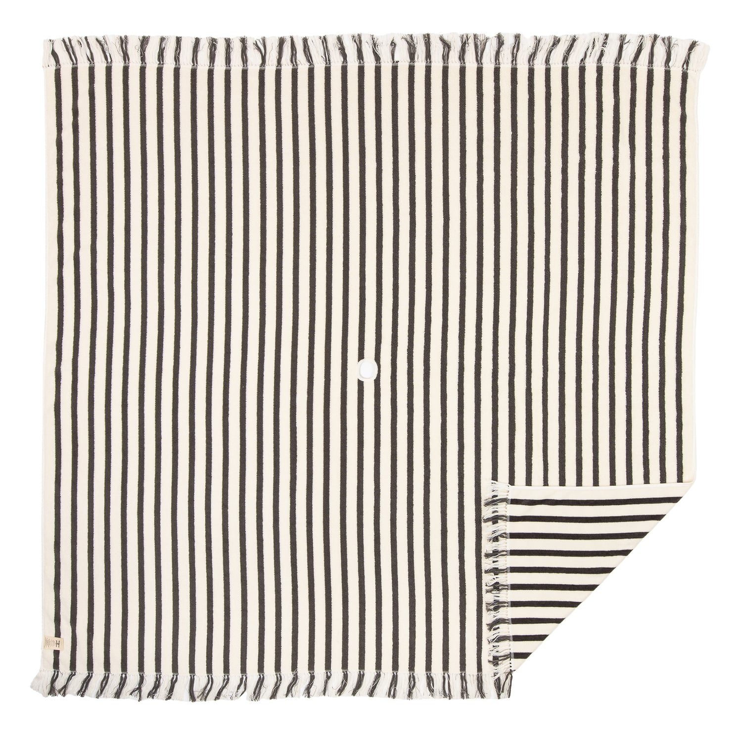 Monaco Striped Cotton Beach Blanket