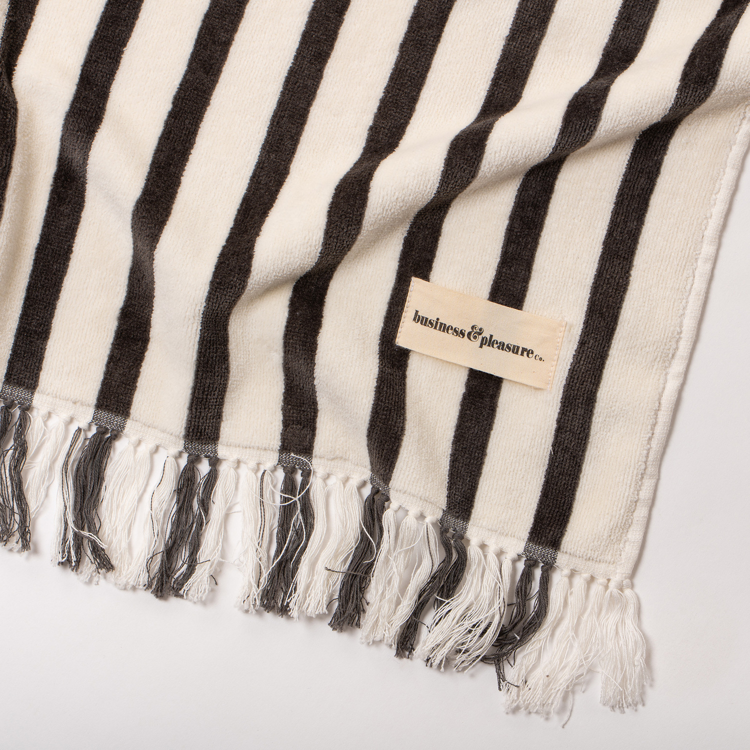 Monaco Striped Cotton Beach Blanket