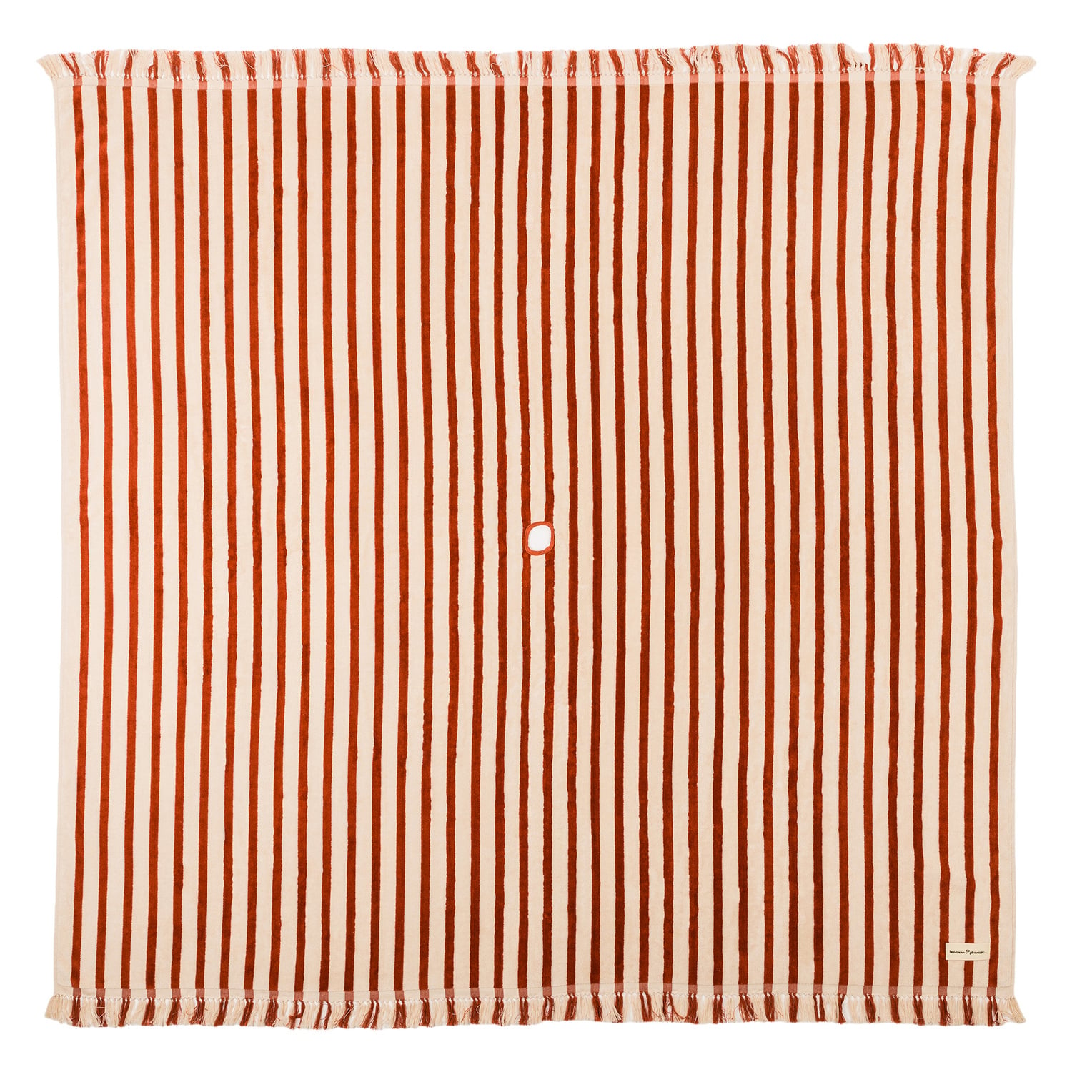 Monaco Striped Cotton Beach Blanket