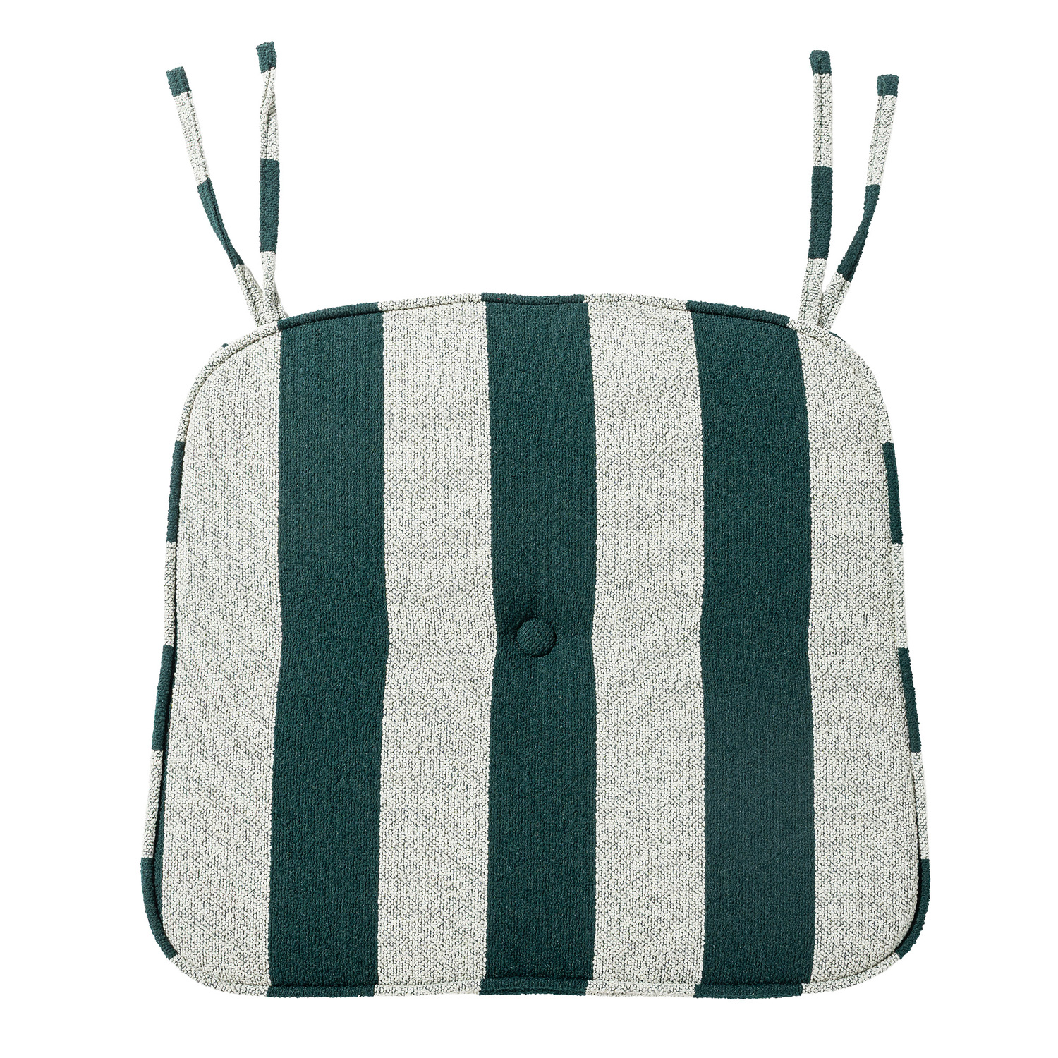 Terry Striped Outdoor Chair Pad