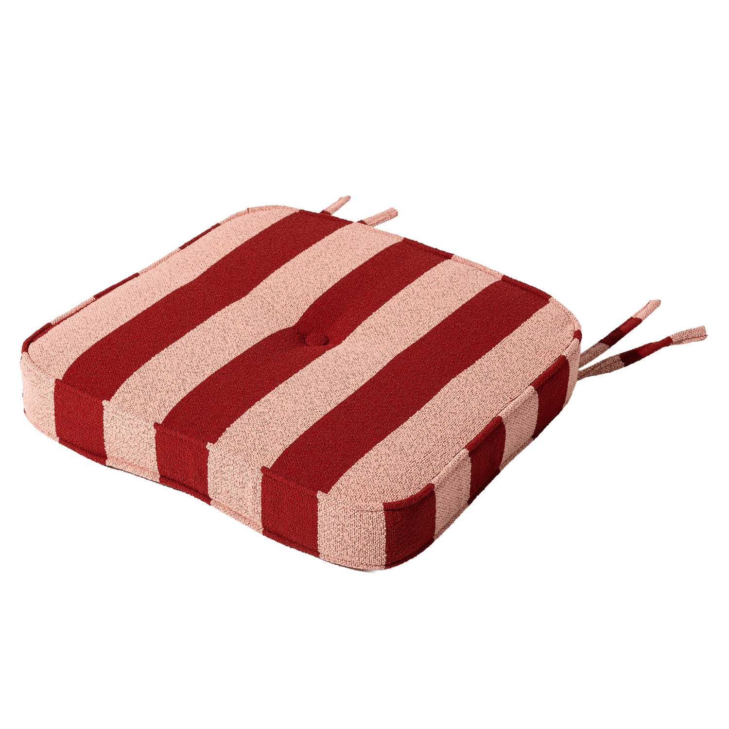 Terry Striped Outdoor Chair Pad