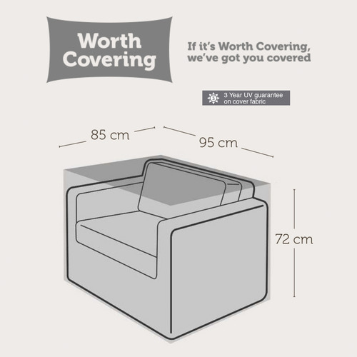 Lennox Outdoor Modular Armchair Cover