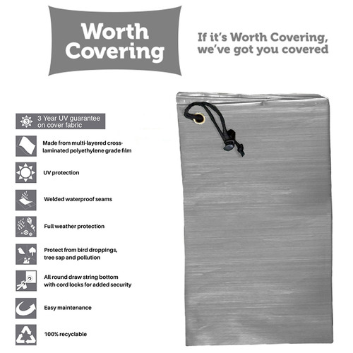 Grey Divide Sun Lounger Cover